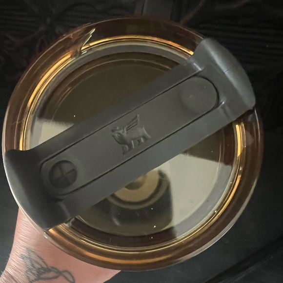 Stanley x LV Metallic Brown Tumbler with Gold Logo includes lid and straw - Picture 6 of 9
